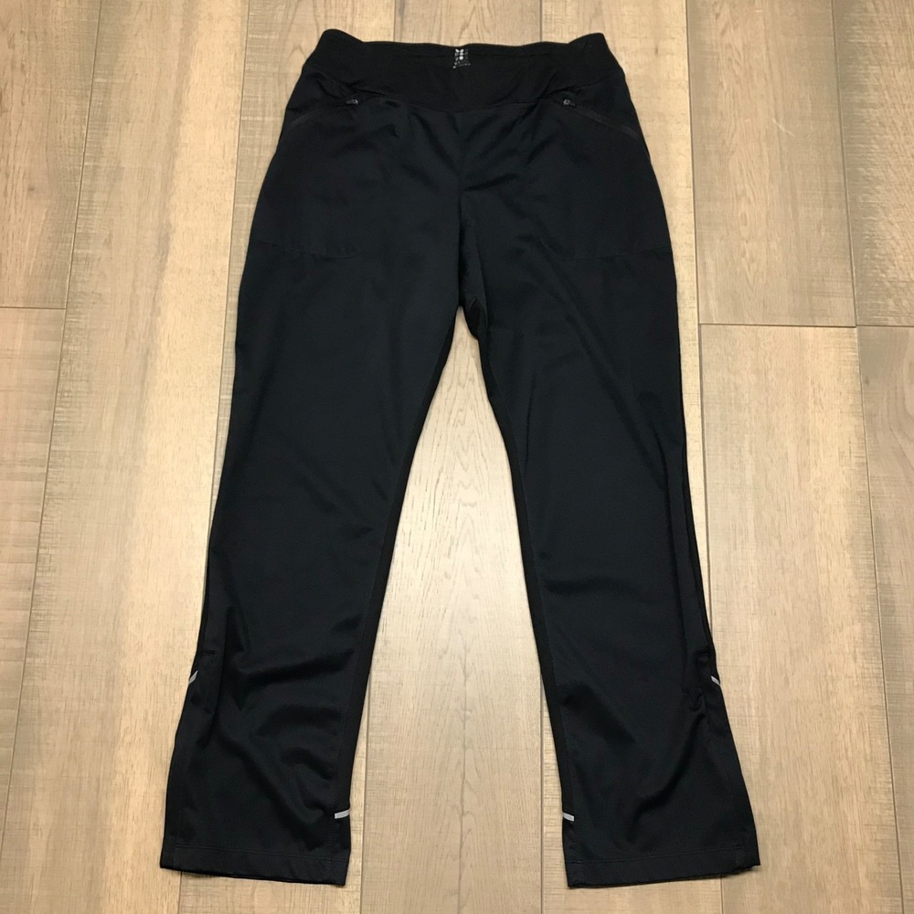 Title Nine Snow Slayer 2.0 Pants Womens Size 12 Black Pull On Softshell Ski Hike